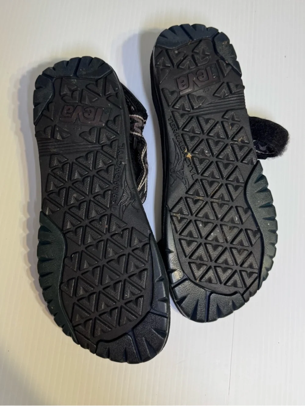 Vintage Teva Terradactyl Mens 12 Sport Sandals Zigzag Gorpcore Black